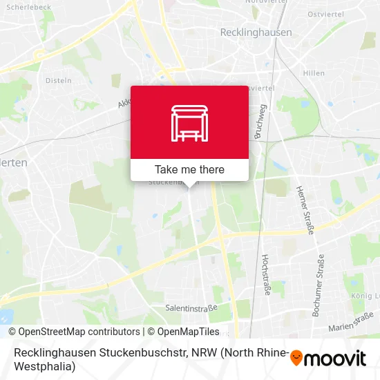 Recklinghausen Stuckenbuschstr map