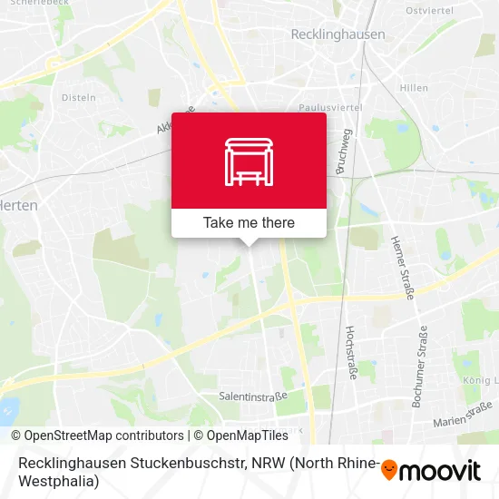 Карта Recklinghausen Stuckenbuschstr