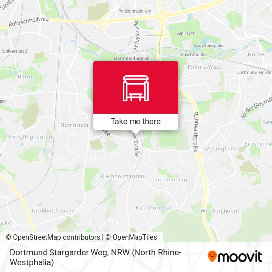 Dortmund Stargarder Weg map