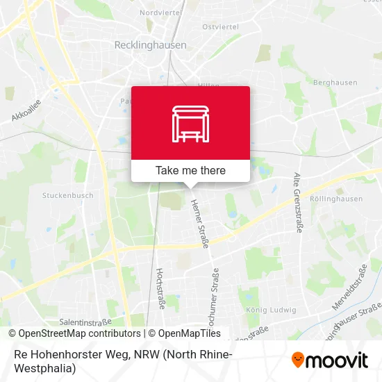 Карта Re Hohenhorster Weg