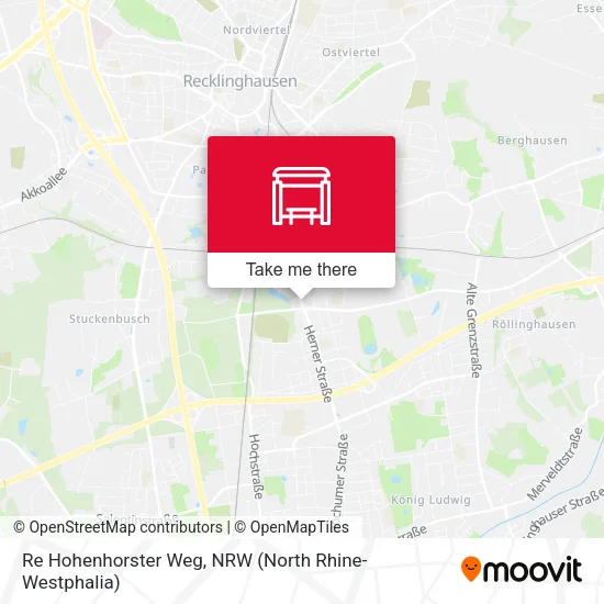 Карта Re Hohenhorster Weg