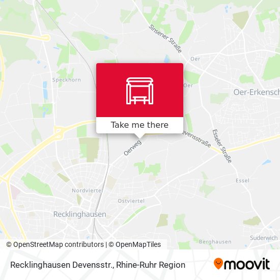 Recklinghausen Devensstr. map