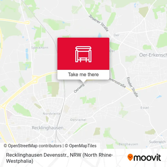 Recklinghausen Devensstr. map