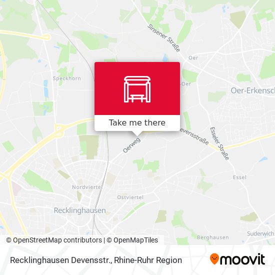 Recklinghausen Devensstr. map