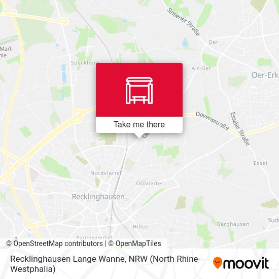 Recklinghausen Lange Wanne map