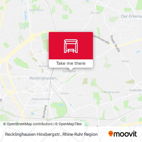 Recklinghausen Hinsbergstr. map