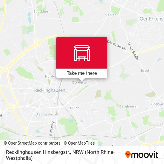 Recklinghausen Hinsbergstr. map