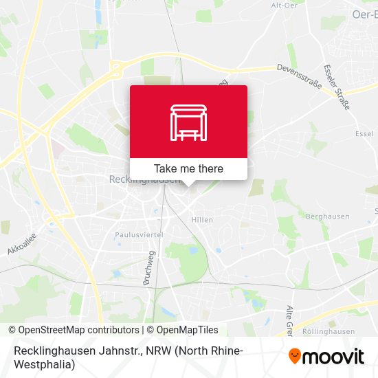 Recklinghausen Jahnstr. map