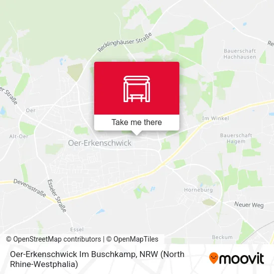 Карта Oer-Erkenschwick Im Buschkamp