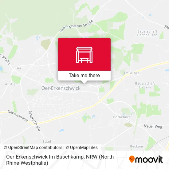 Карта Oer-Erkenschwick Im Buschkamp