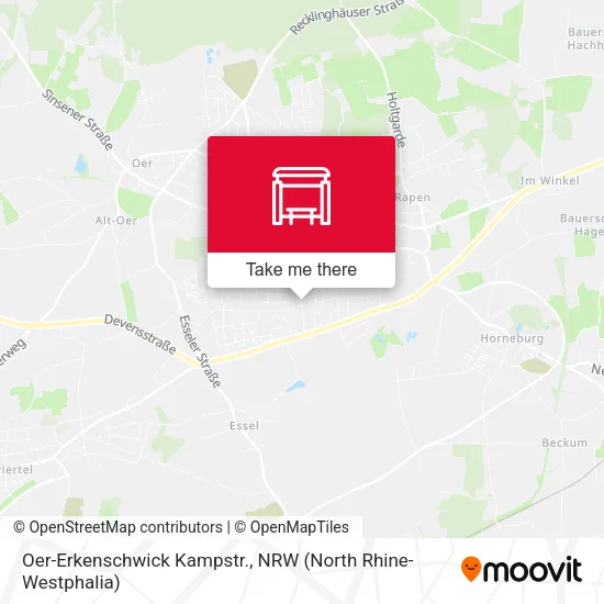 Карта Oer-Erkenschwick Kampstr.