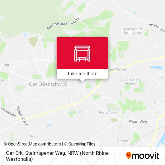 Карта Oer-Erk. Steinrapener Weg