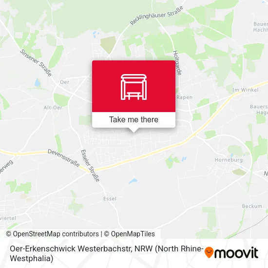 Карта Oer-Erkenschwick Westerbachstr