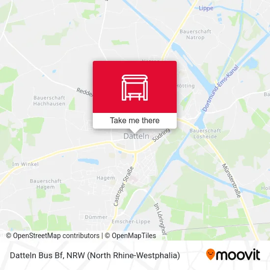 Карта Datteln Bus Bf