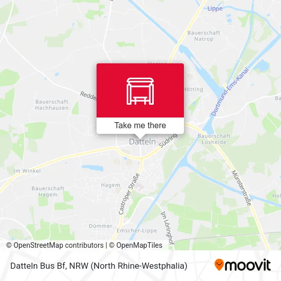 Карта Datteln Bus Bf
