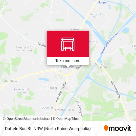 Карта Datteln Bus Bf