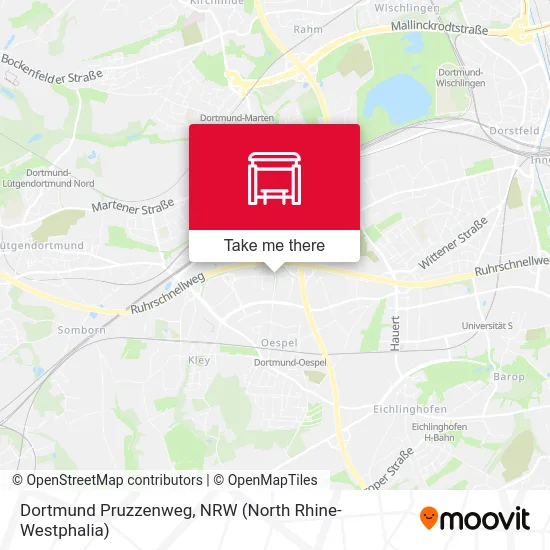 Dortmund Pruzzenweg map