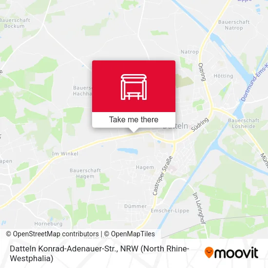 Карта Datteln Konrad-Adenauer-Str.