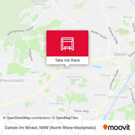 Карта Datteln Im Winkel