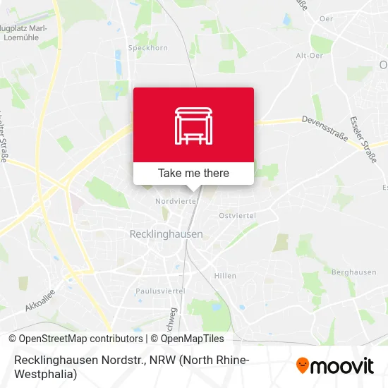 Recklinghausen Nordstr. map
