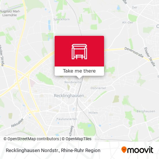 Recklinghausen Nordstr. map
