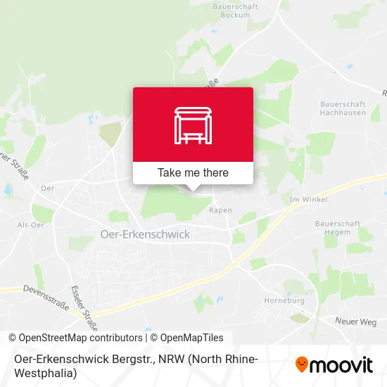 Карта Oer-Erkenschwick Bergstr.