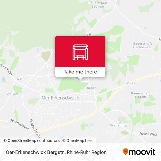Oer-Erkenschwick Bergstr. map