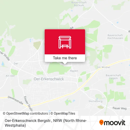Карта Oer-Erkenschwick Bergstr.