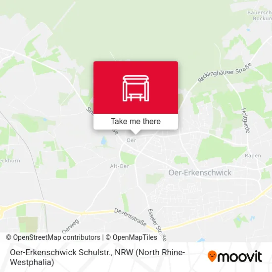Карта Oer-Erkenschwick Schulstr.