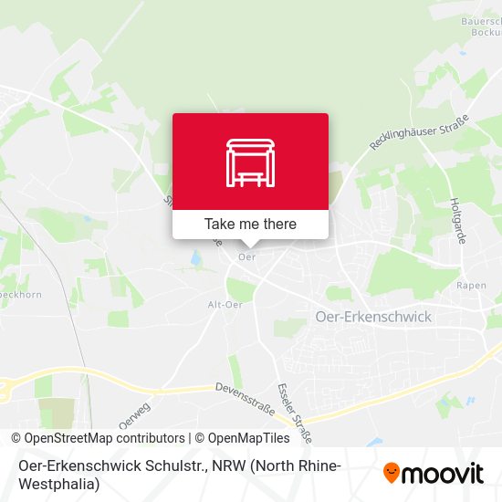 Oer-Erkenschwick Schulstr. map