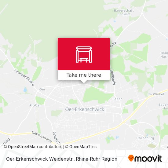 Oer-Erkenschwick Weidenstr. map