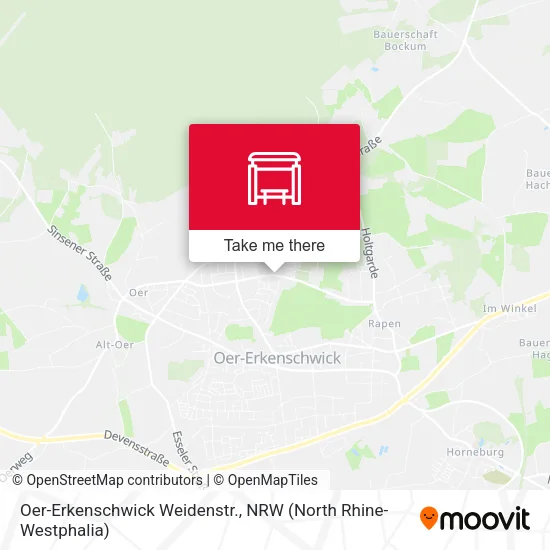 Карта Oer-Erkenschwick Weidenstr.