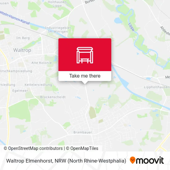 Карта Waltrop Elmenhorst