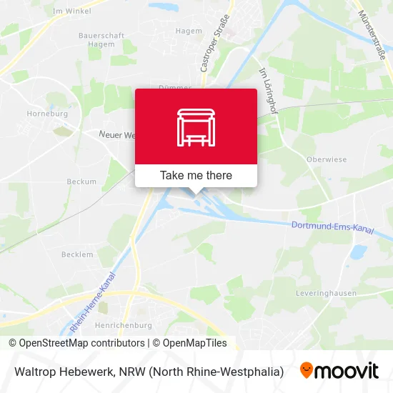 Waltrop Hebewerk map