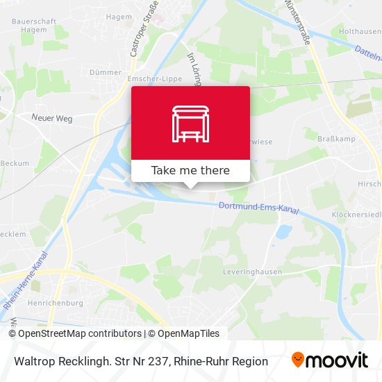 Waltrop Recklingh. Str Nr 237 map
