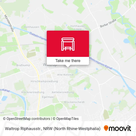 Карта Waltrop Riphausstr.