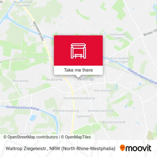 Карта Waltrop Ziegeleistr.