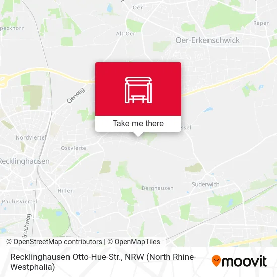 Recklinghausen Otto-Hue-Str. map