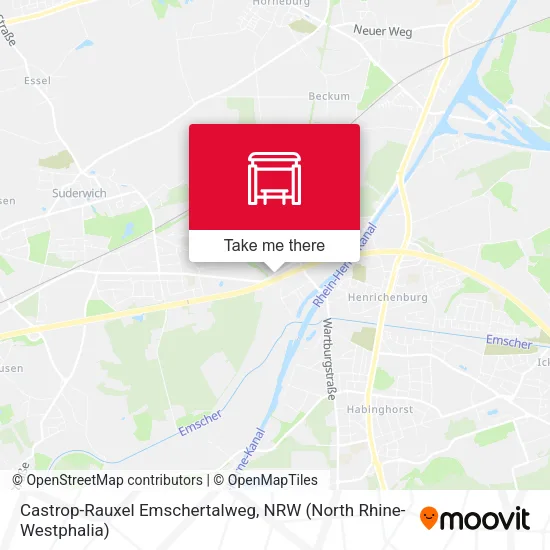 Карта Castrop-Rauxel Emschertalweg