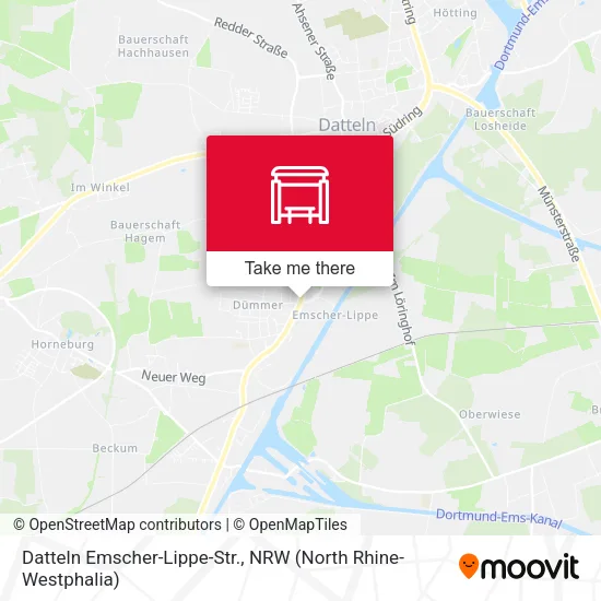 Карта Datteln Emscher-Lippe-Str.