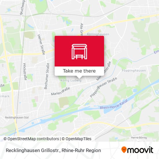Recklinghausen Grillostr. map