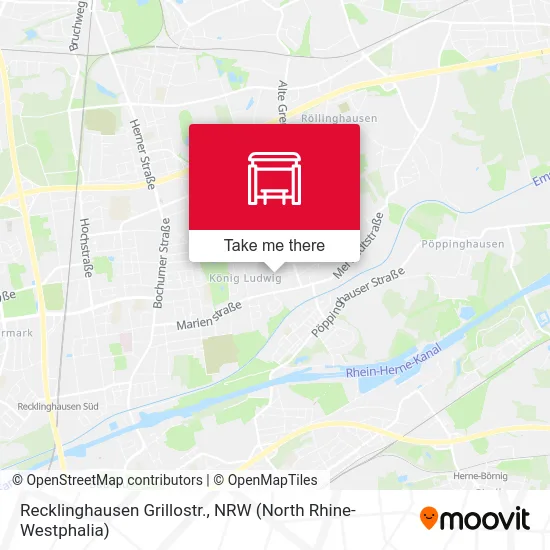 Recklinghausen Grillostr. map