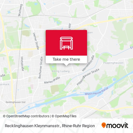 Recklinghausen Kleynmansstr. map