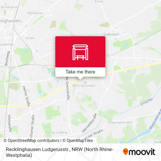 Recklinghausen Ludgerusstr. map