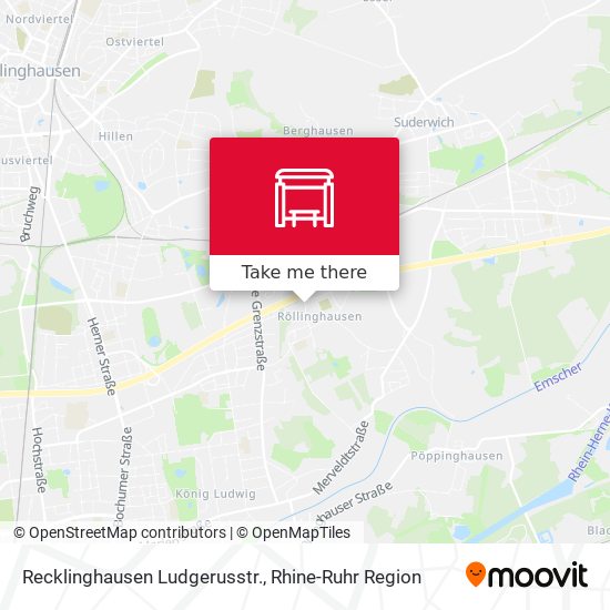 Recklinghausen Ludgerusstr. map