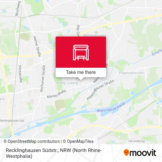 Recklinghausen Südstr. map