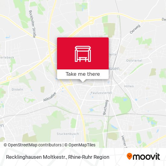 Recklinghausen Moltkestr. map