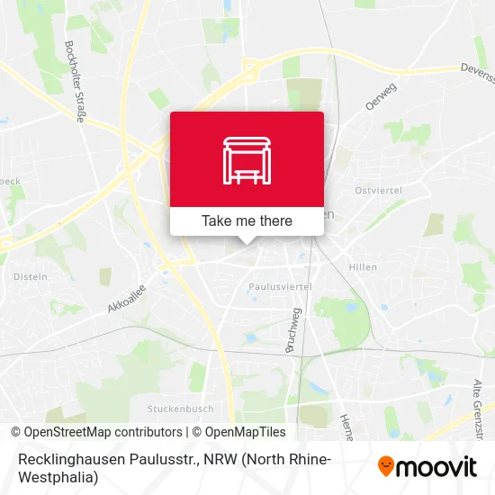 Recklinghausen Paulusstr. map