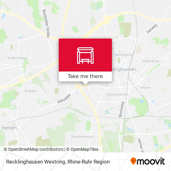 Recklinghausen Westring map