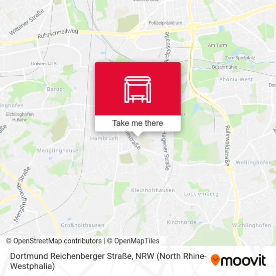 Dortmund Reichenberger Straße map